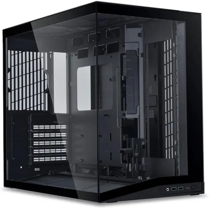 Lian Li O11 Dynamic Mini V2 ATX Mid-Tower PC Case Tempered Glass - Black - O11DMIV2X