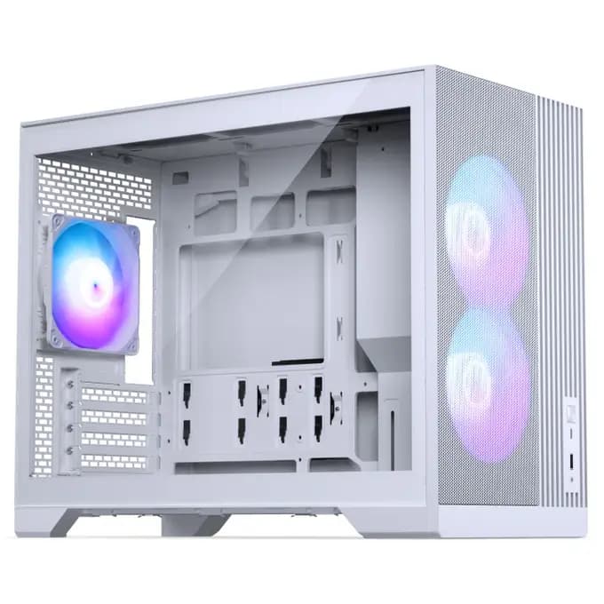 Phanteks XT M3 Micro-ATX PC Case White Tempered Glass 3x 120mm ARGB Fans - PH-XT325M_DWT01