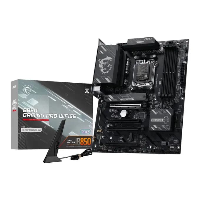 MSI B850 GAMING PRO WIFI6E AM5 B850 ATX Motherboard - DDR5, WIFI 6E