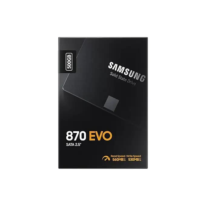 Samsung 870 EVO 500GB SATA III 2.5 Inch Solid State Drive - MZ-77E500B/BW