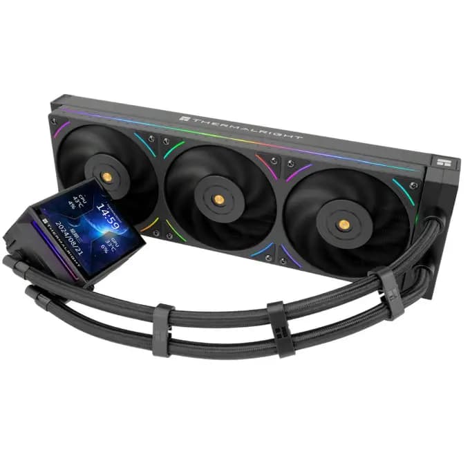 Thermalright Hyper Vision 360 UB ARGB LCD Black All In One CPU Cooler - 360mm - COO-TLR-04201