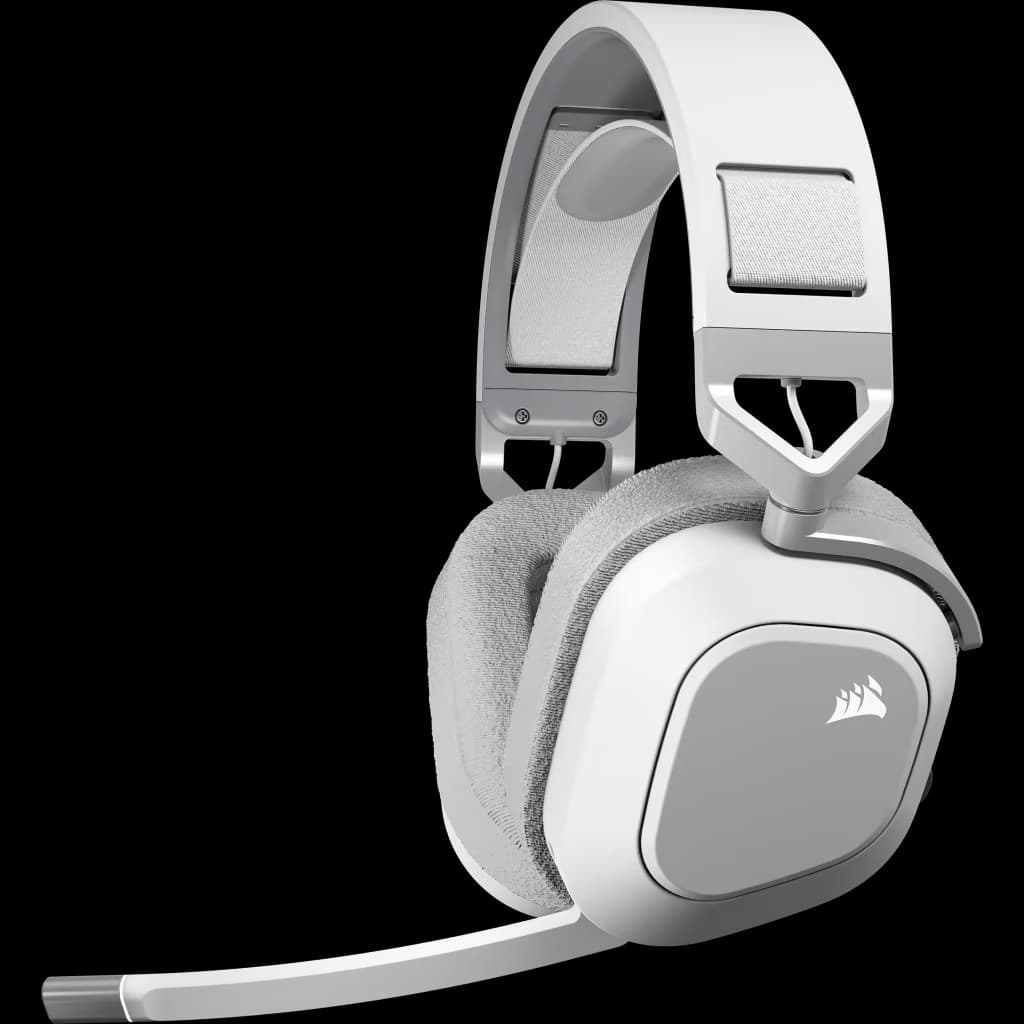 Corsair HS80 MAX WIRELESS Gaming Headset, White (EU)