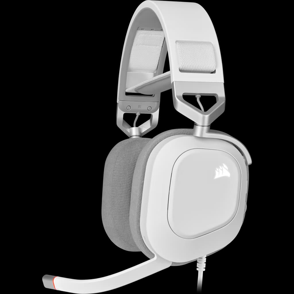 Corsair HS80 RGB USB Wired Gaming Headset - White (EU)