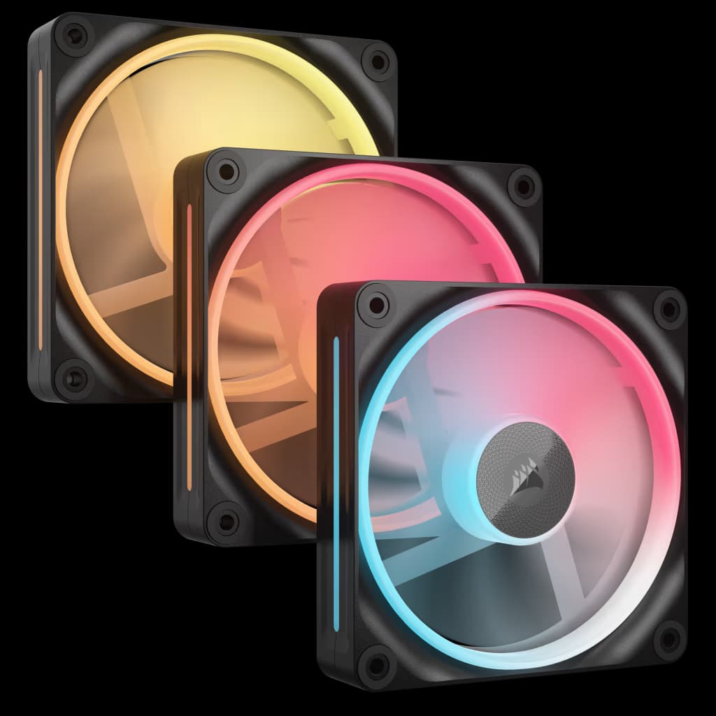 Corsair iCUE LINK LX120-R RGB 120mm PWM Reverse Fans Starter Kit