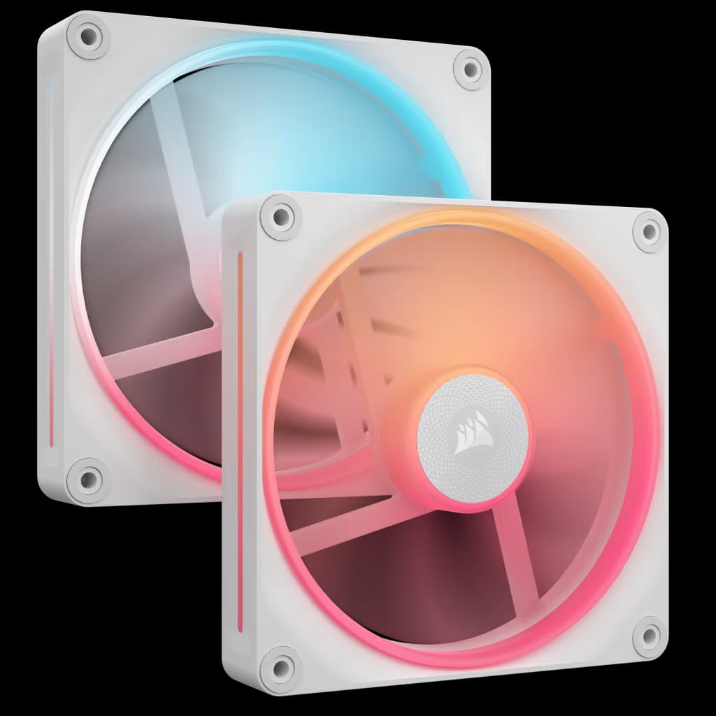 Corsair iCUE LINK LX140-R RGB 140mm PWM Reverse Fans Starter Kit - White