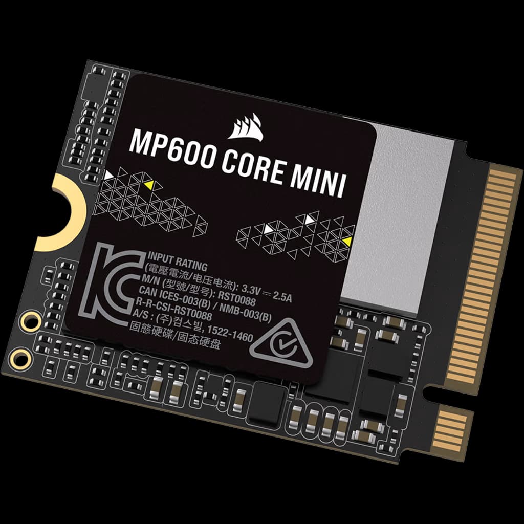 Corsair MP600 CORE MINI 1TB PCIe 4.0 (Gen4) x4 NVMe M.2 SSD
