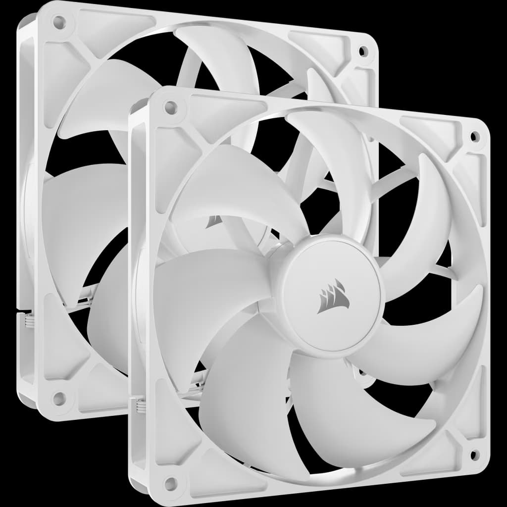 Corsair RS140 140mm PWM Fans - Dual Pack - White