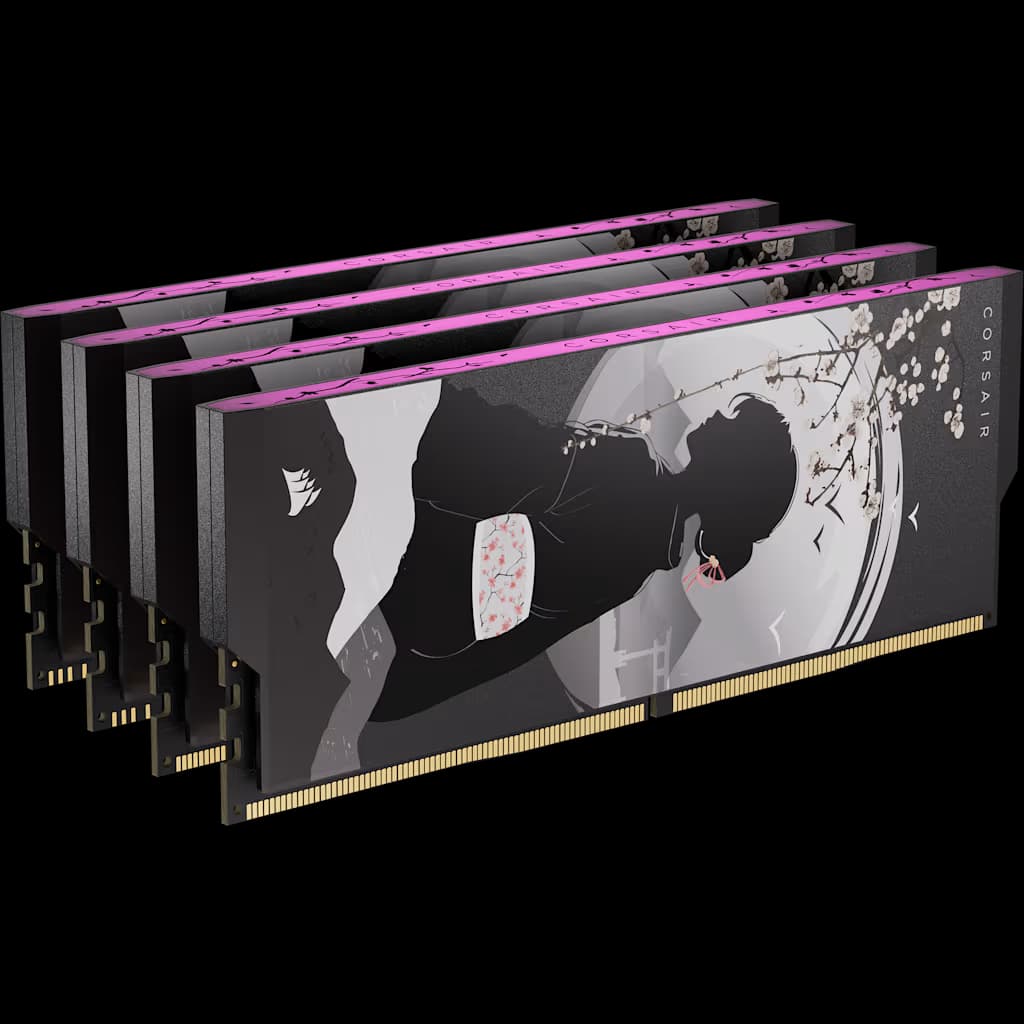 Corsair SHUGO 32GB (2x16GB & 2x LEKs) DDR5 DRAM Up To 6000MT/s CL28 Memory Kit - SAKURA NOA