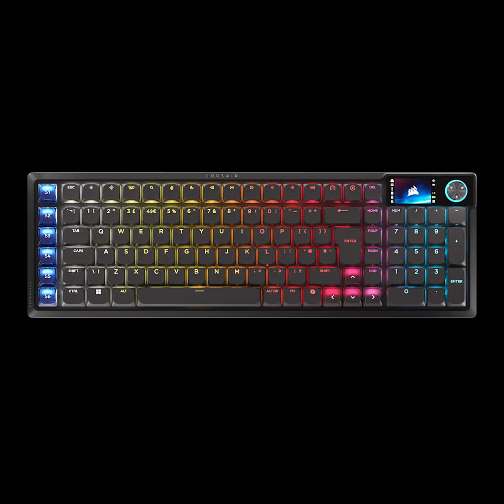 Corsair VANGUARD AIR 99 WIRELESS Optical-Mechanical Gaming Keyboard - Black (UK)