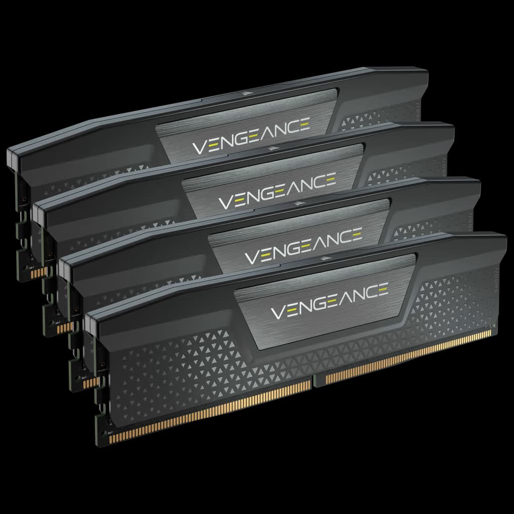 Corsair VENGEANCE 96GB (4x24GB) DDR5 DRAM Up To 5600MT/S CL40 Memory Kit - Black