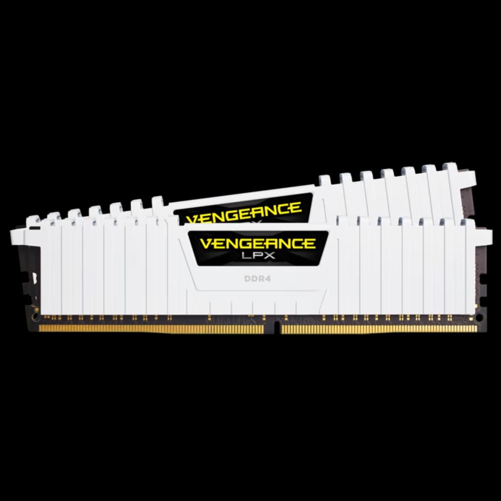 Corsair VENGEANCE LPX 16GB (2 x 8GB) DDR4 DRAM Up To 3200MHz C16 Memory Kit - White