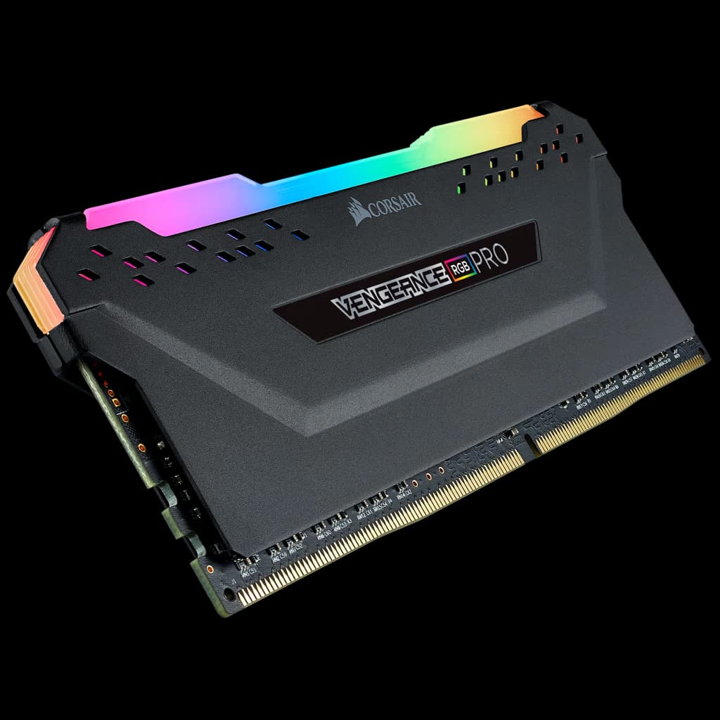 Corsair VENGEANCE RGB PRO 8GB (1 x 8GB) DDR4 DRAM Up To 3200MHz C16 Memory Kit - Black