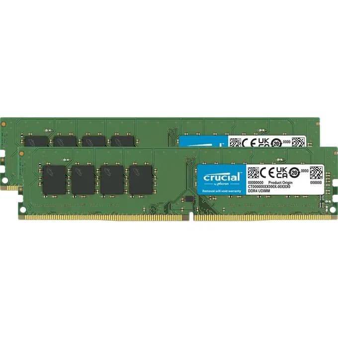Crucial 64GB (2x32GB) DDR4 3200MHz Memory Kit - CT2K32G4DFD832A