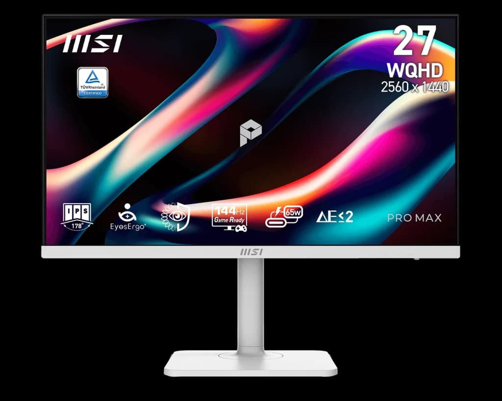 MSI PRO MAX 271QPHW E14 Quad HD 27" LED Monitor - White