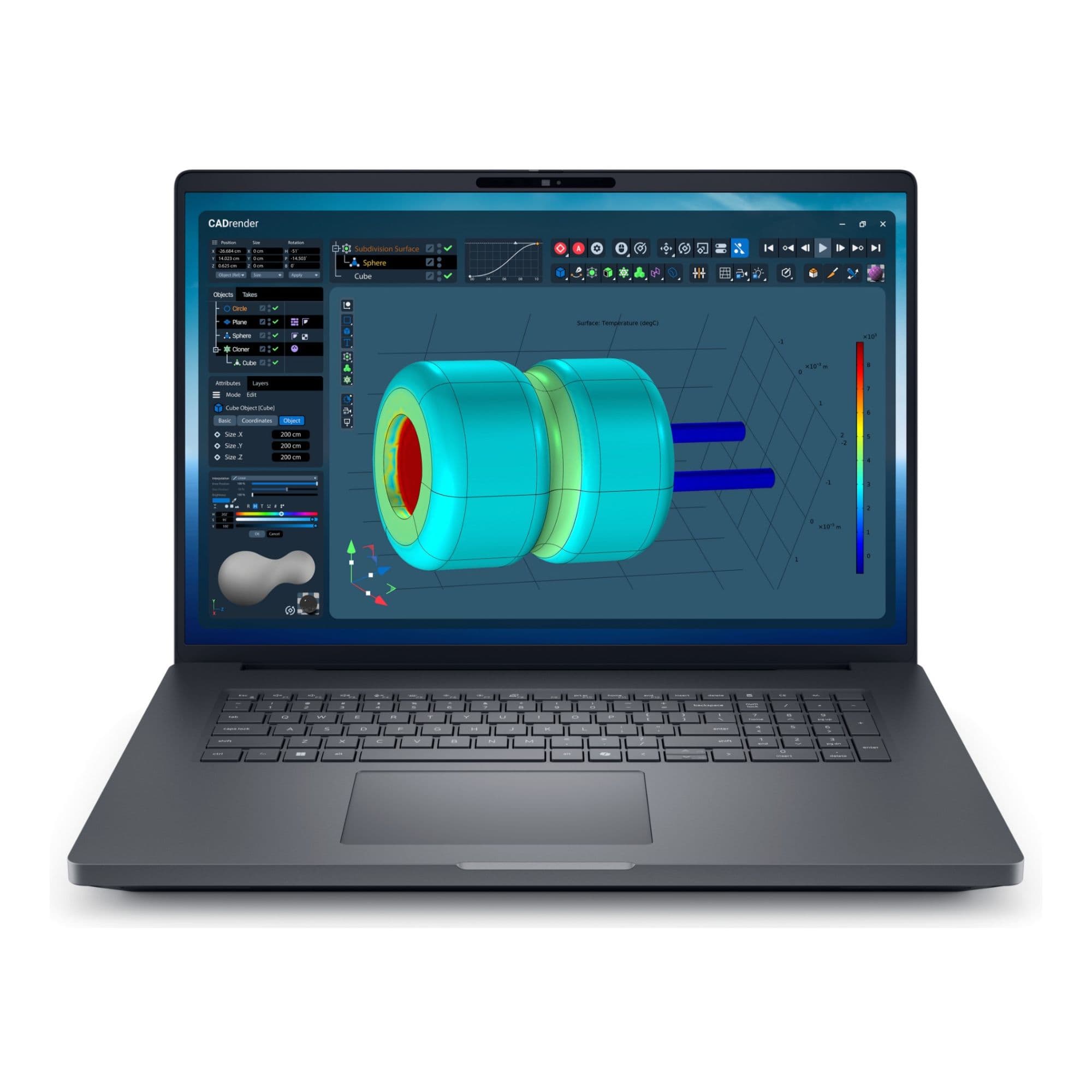 DELL Pro Max 18 Plus MB18250 Intel Core Ultra 9 285HX Mobile workstation 64GB RAM 1TB SSD RTX PRO 3000 Blackwell 18" Windows 11 Pro Buisness Laptop