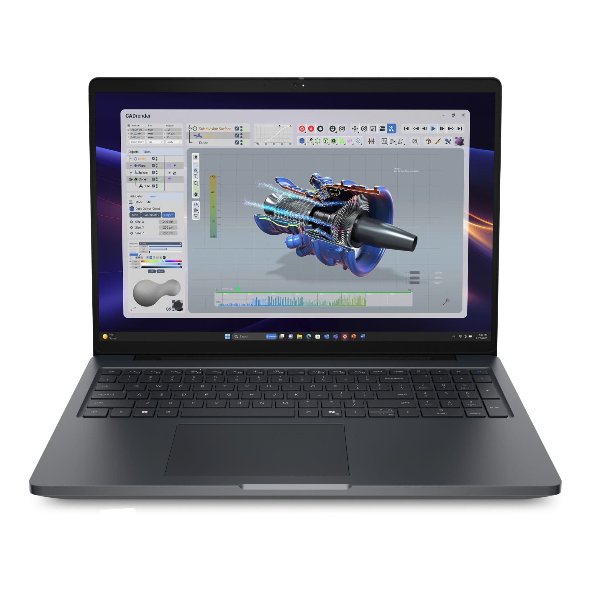DELL Pro Precision 5 16 PW516261 Intel Core Ultra 7 366H 32GB RAM 1TB SSD NVIDIA RTX PRO 500 Blackwell 16" Full HD+ Windows 11 Pro Copilot+ PC Laptop