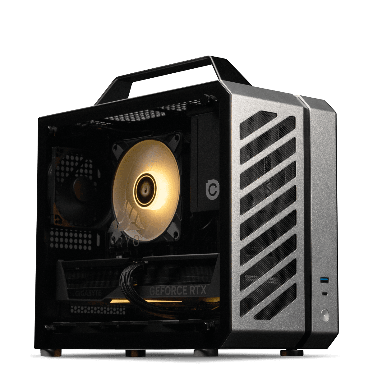 Cryo Pro Portable RTX 5070 Silver Gaming PC