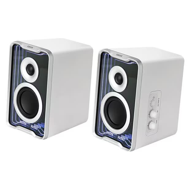 Edifier QR30 2.0 Active Desktop Bluetooth Speaker - White