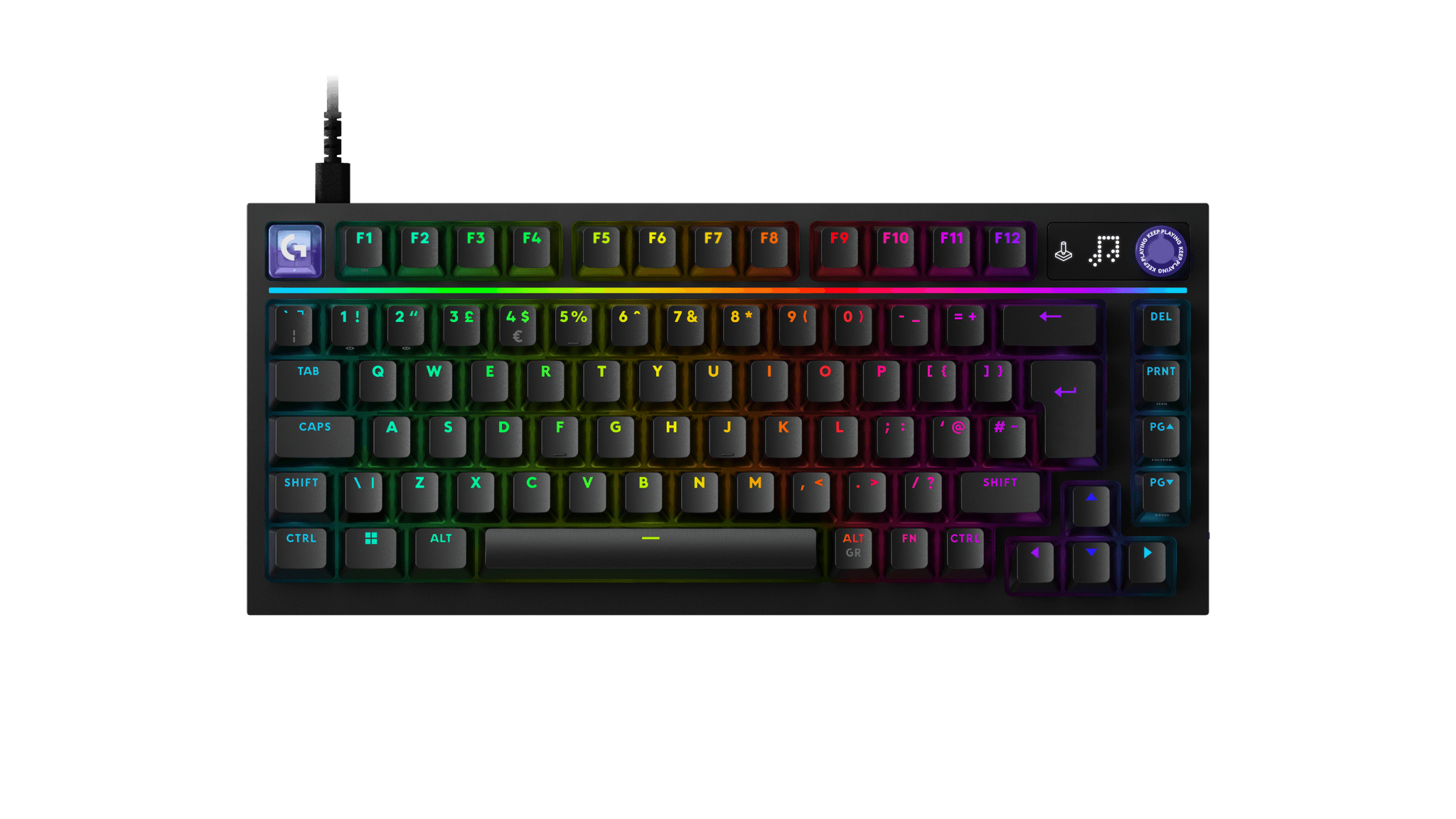 Logitech G316 X 75 Mechanical Gaming Keyboard - Black (UK)