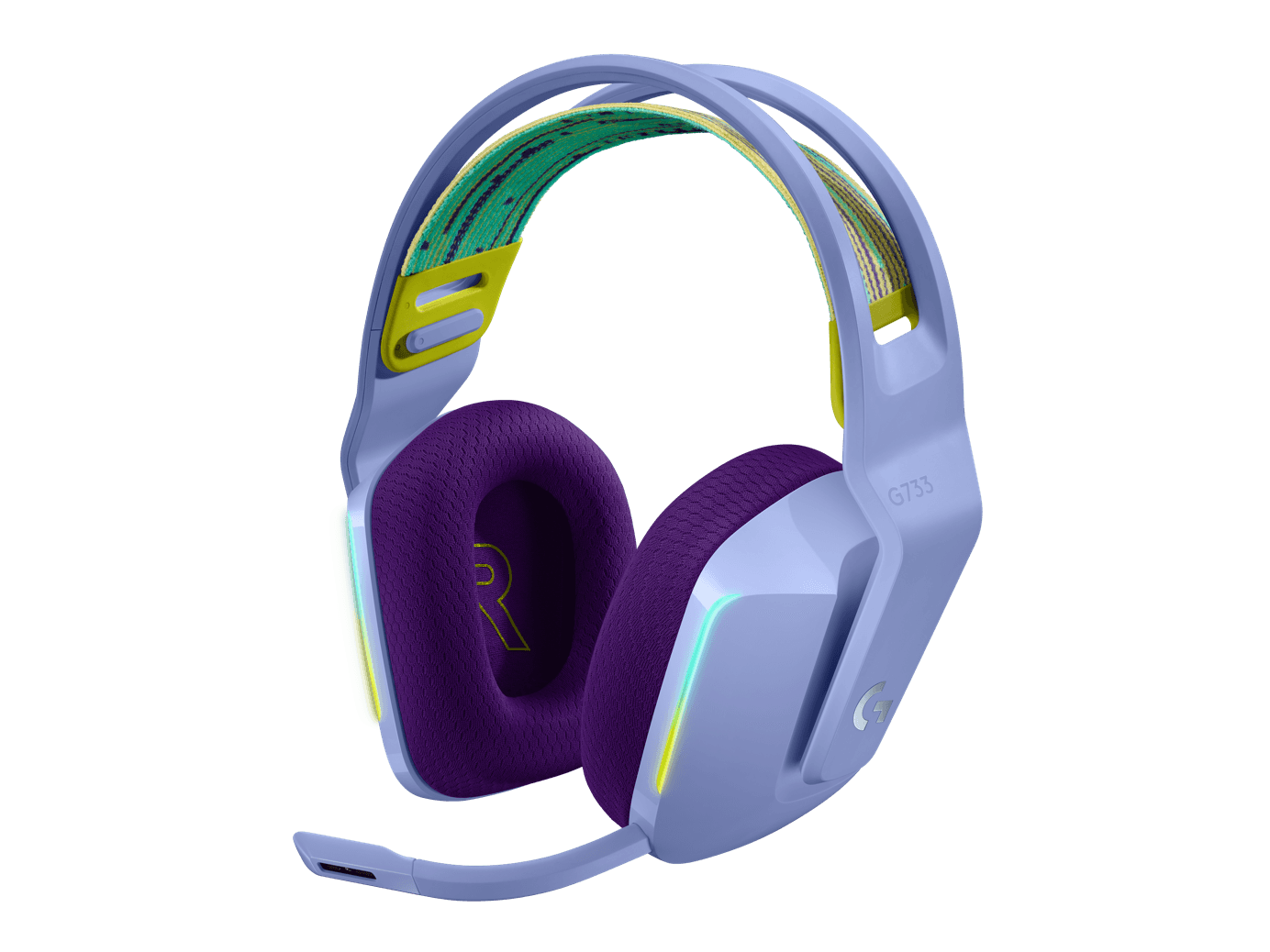 Logitech G733 Wireless Gaming Headset - Lilac