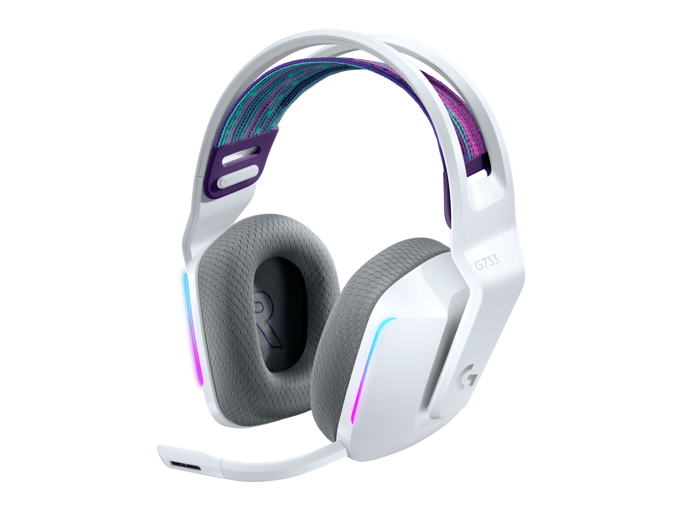 Logitech G733 Wireless Gaming Headset - White