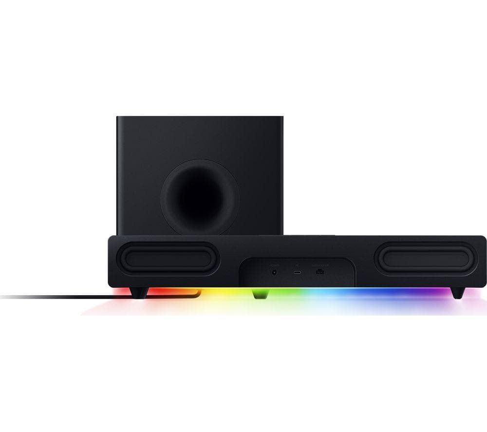 RAZER Leviathan V2 2.1 PC Soundbar with Subwoofer - Black