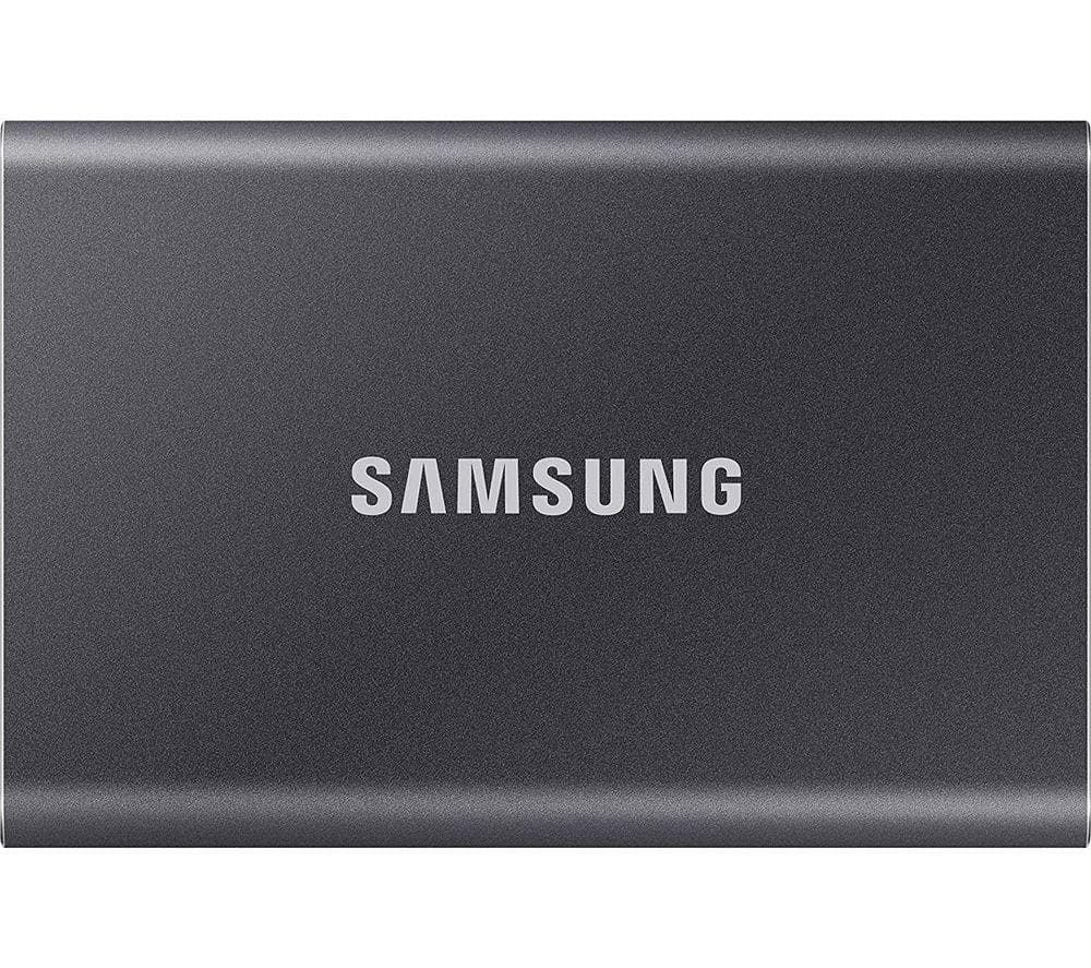 SAMSUNG T7 Portable External SSD - 2 TB, Grey, Silver/Grey