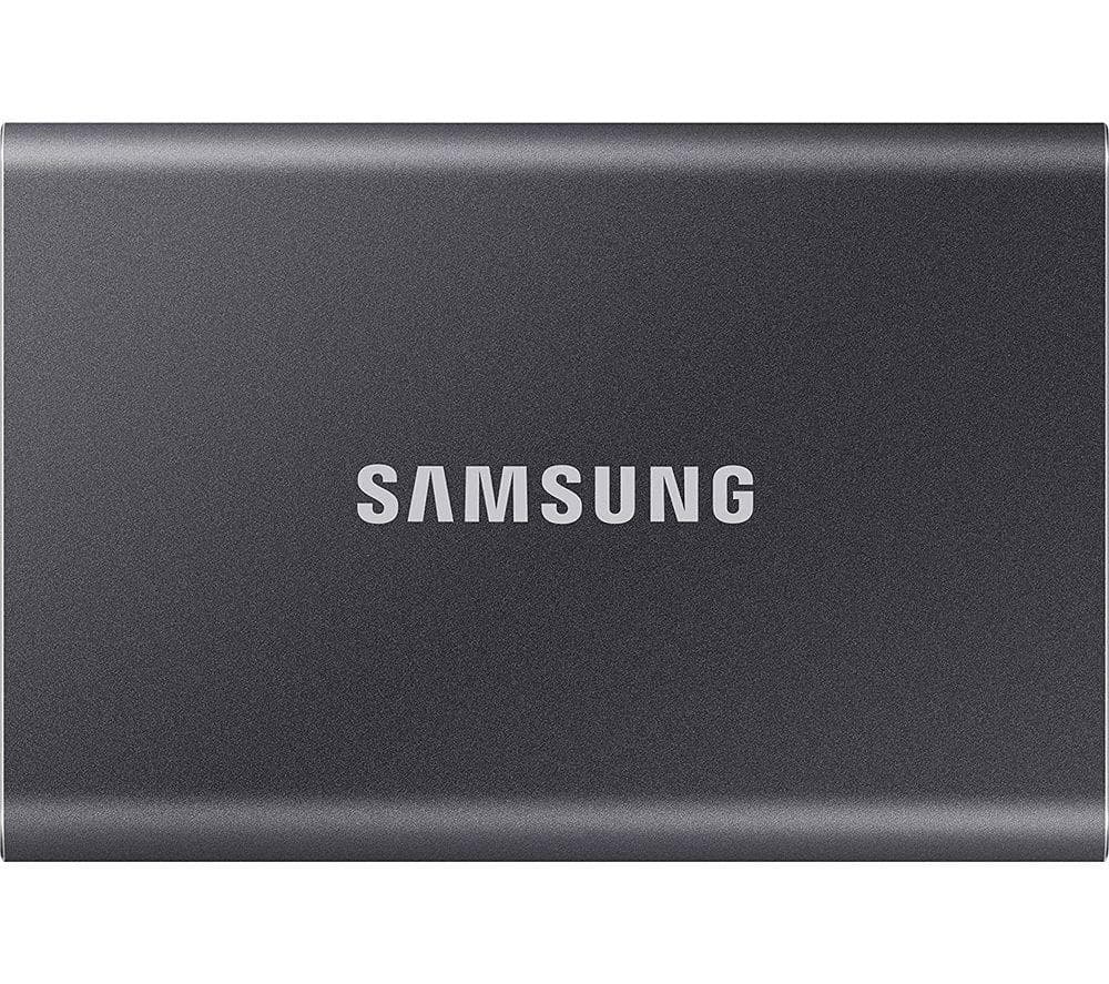 SAMSUNG T7 Portable External SSD - 4 TB, Grey, Silver/Grey