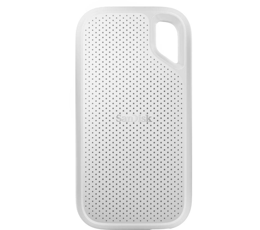SANDISK Extreme Portable External SSD - 1 TB, White, White