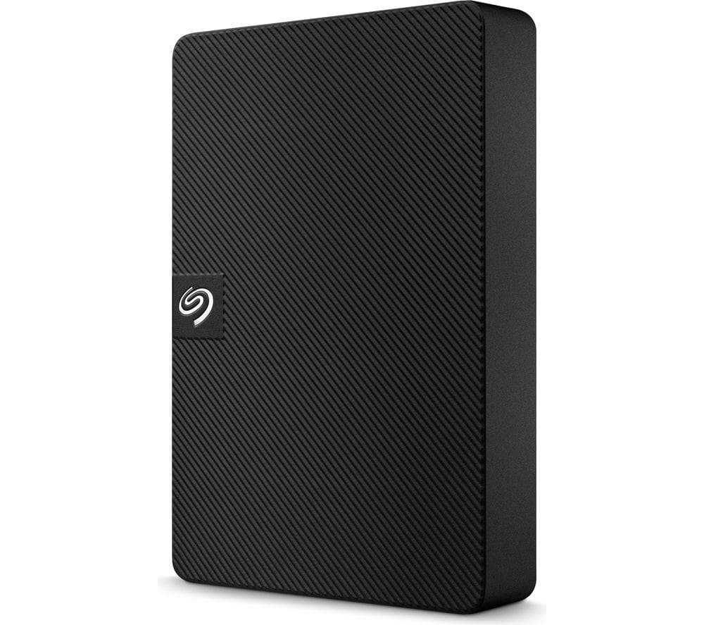 SEAGATE Expansion Portable Hard Drive - 5 TB, Black, Black
