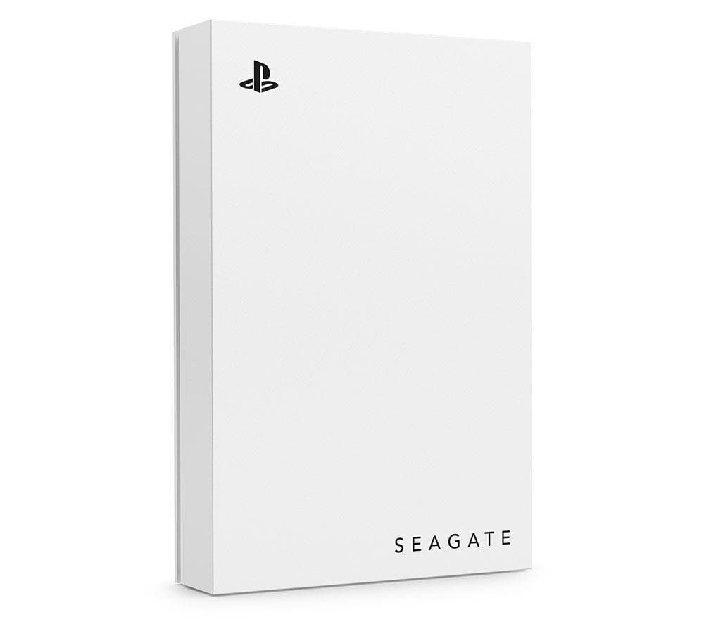 SEAGATE Gaming Hard Drive for PlayStation - 2 TB, White, White