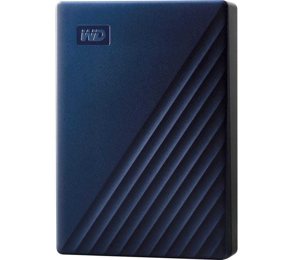 WD My Passport Portable Hard Drive - 6 TB, Blue, Blue