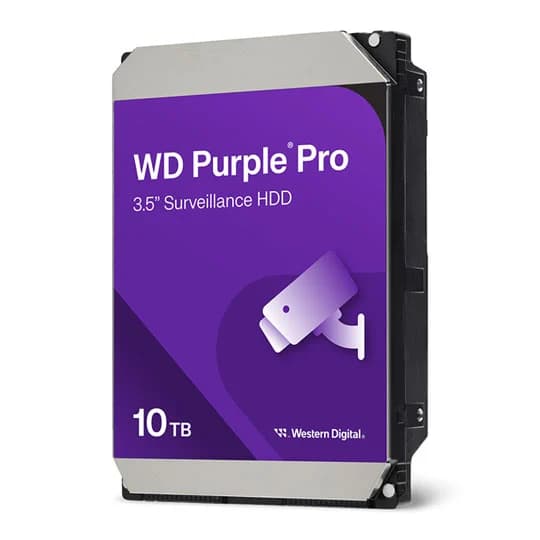 WD Purple Pro 10TB 7200RPM 267MB/s 3.5 Inch SATA Surveillance Hard Drive - WD102PURP