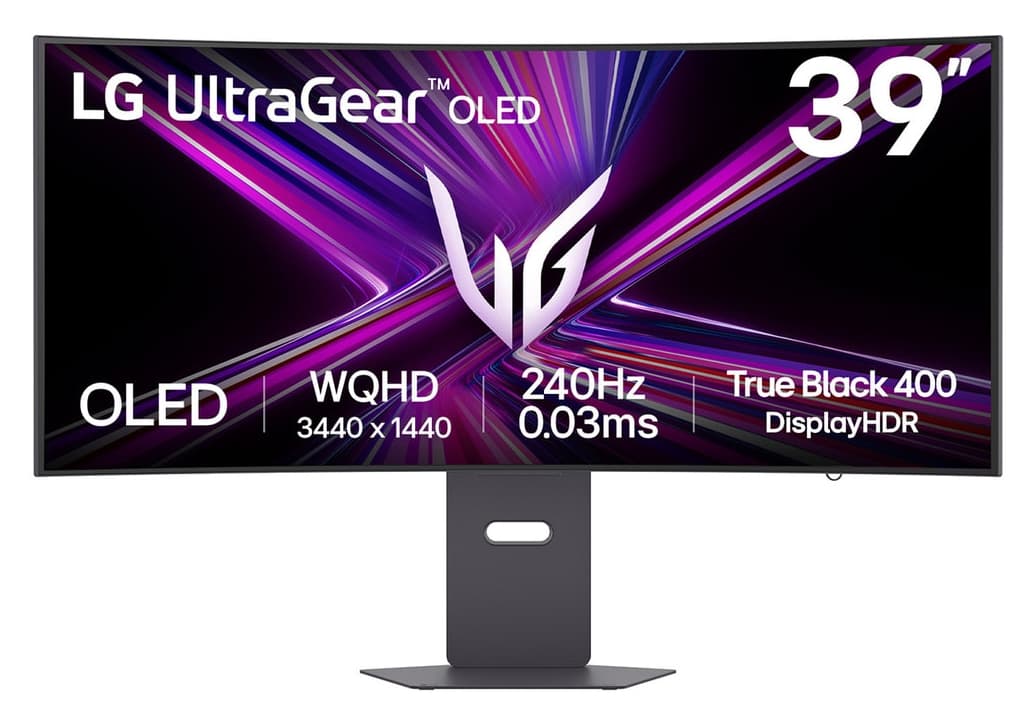 LG UltraGear 39GX900A-B Wide Quad HD 39" Curved OLED Gaming Monitor - Black