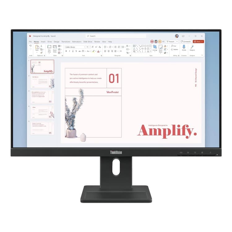 Lenovo ThinkVision E24-40 23.8" IPS Full HD 100Hz Height Adjustable Monitor