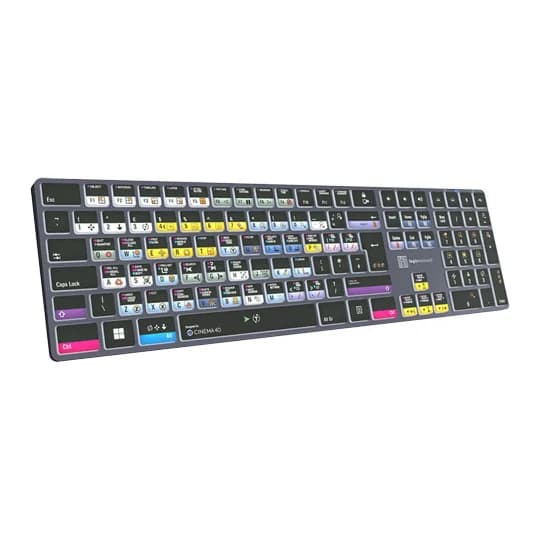 LogicKeyboard Cinema4D TITAN Wireless Backlit Keyboard (Windows)