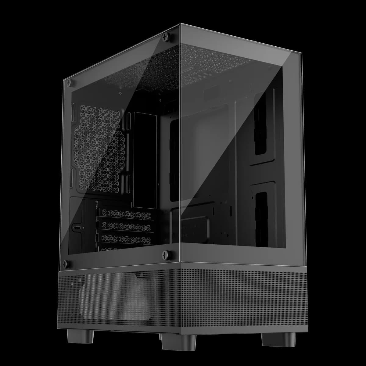 1st Player MIKU Mi2-A Mid Tower mATX Case in Black