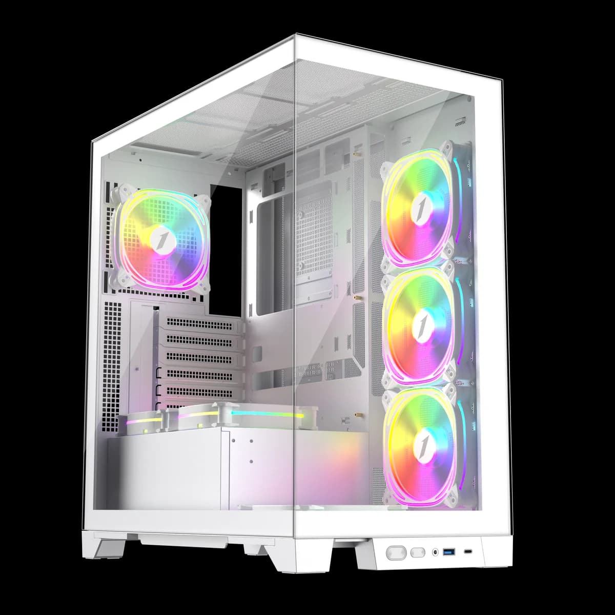 1st Player MIKU Mi8 Mid Tower Case in White