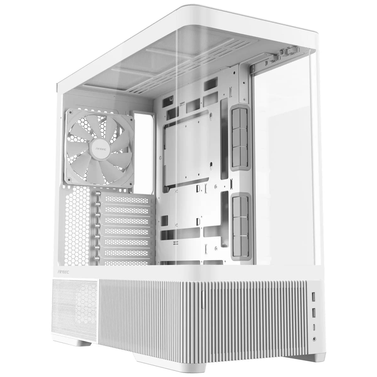 Antec C6 Curve Air Panoramic Mid Tower Case - White
