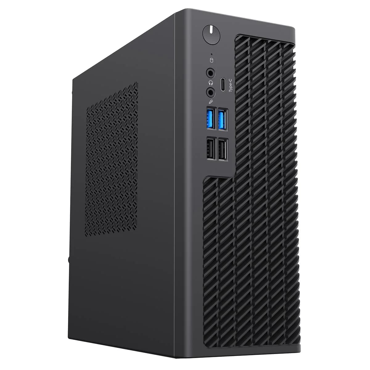 CiT S160 Mini Desktop Case in Black with 300W PSU