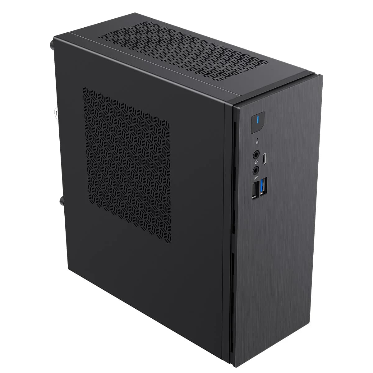 CiT S4i Mini Desktop Case with 300W PSU in Black
