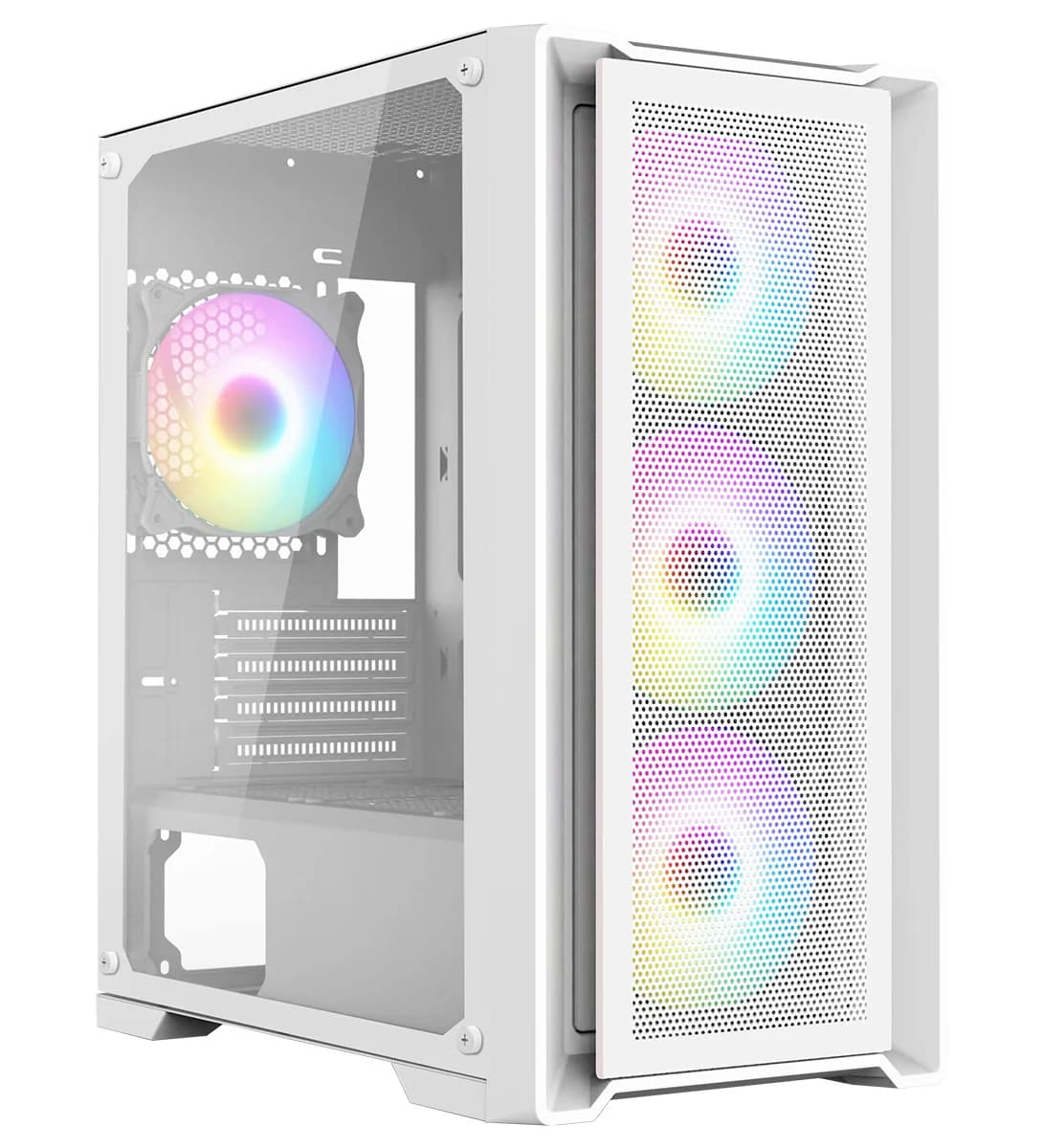 CiT Vento Mid Tower Gaming Case in White