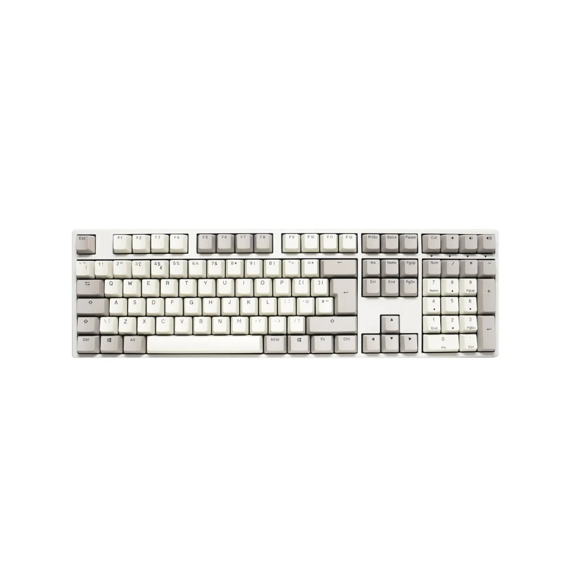 Ducky Origin USB Mechanical Gaming Keyboard Cherry MX Red - Vintage UK Layout