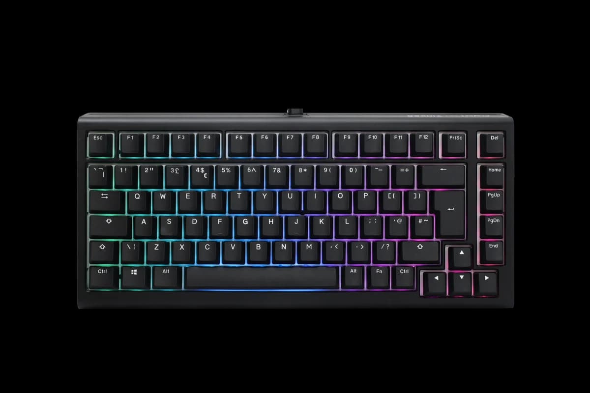 Ducky Project D Tinker 75% RGB USB Mechanical Gaming Keyboard Cherry MX Blue - U