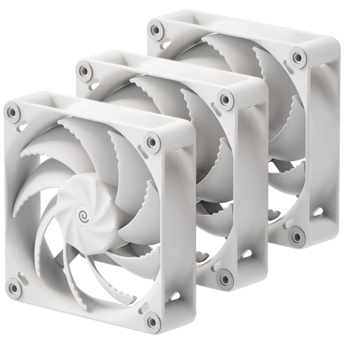 HAVN H12 White PWM Triple Fan Pack - 120mm