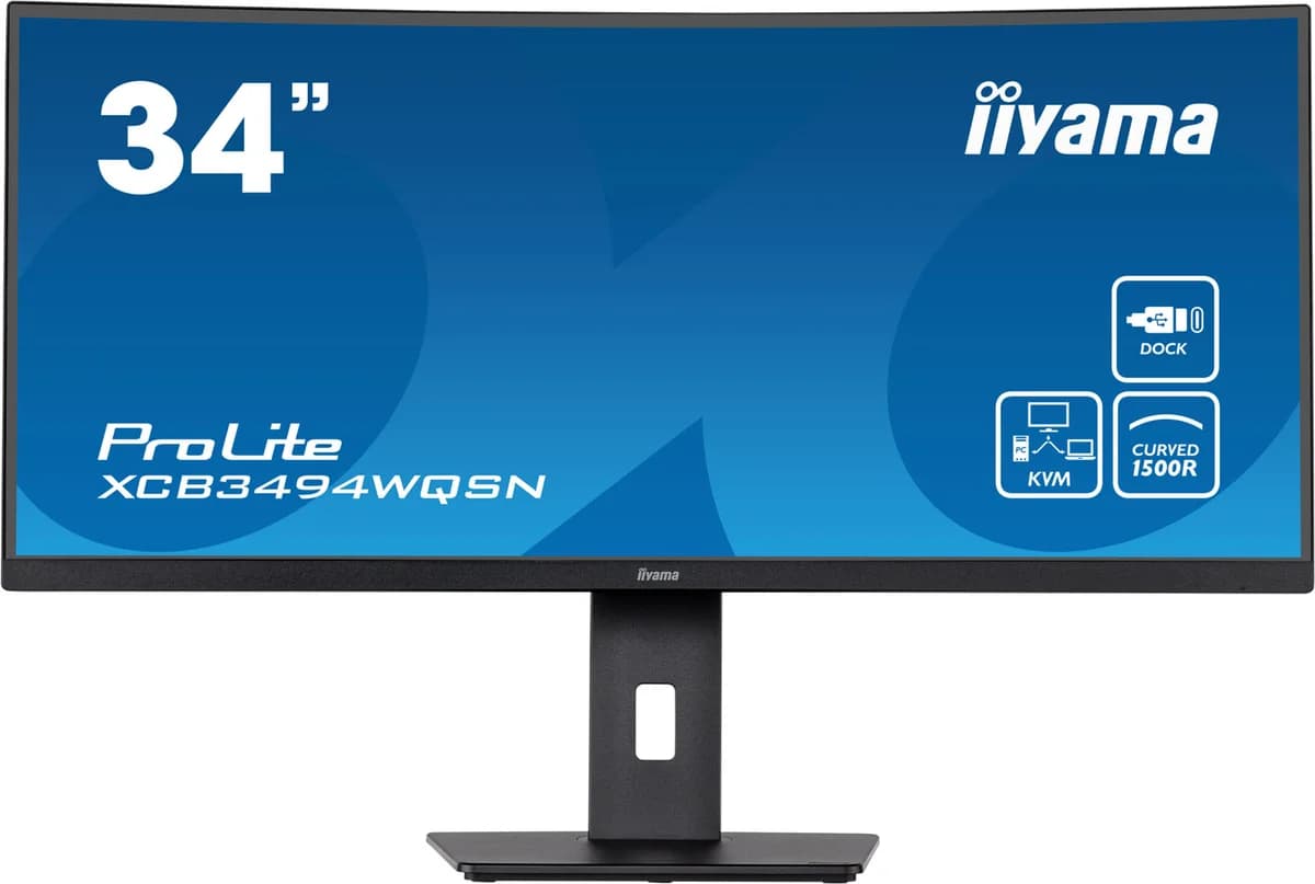Iiyama ProLite XCB3494WQSN-B5 34" UWQHD Curved Monitor