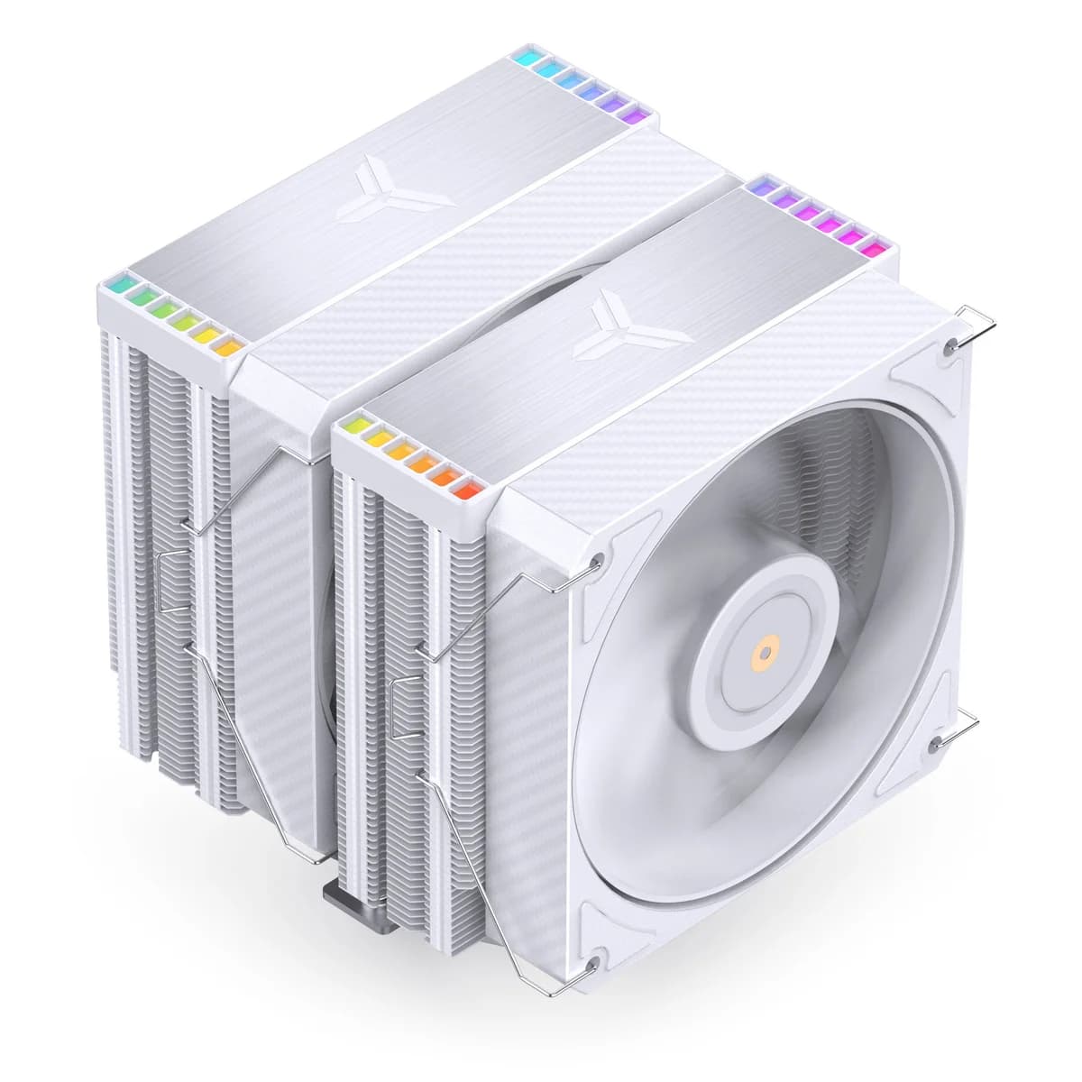 Jonsbo HX6280 RGB White Dual Tower CPU Cooler - 130mm