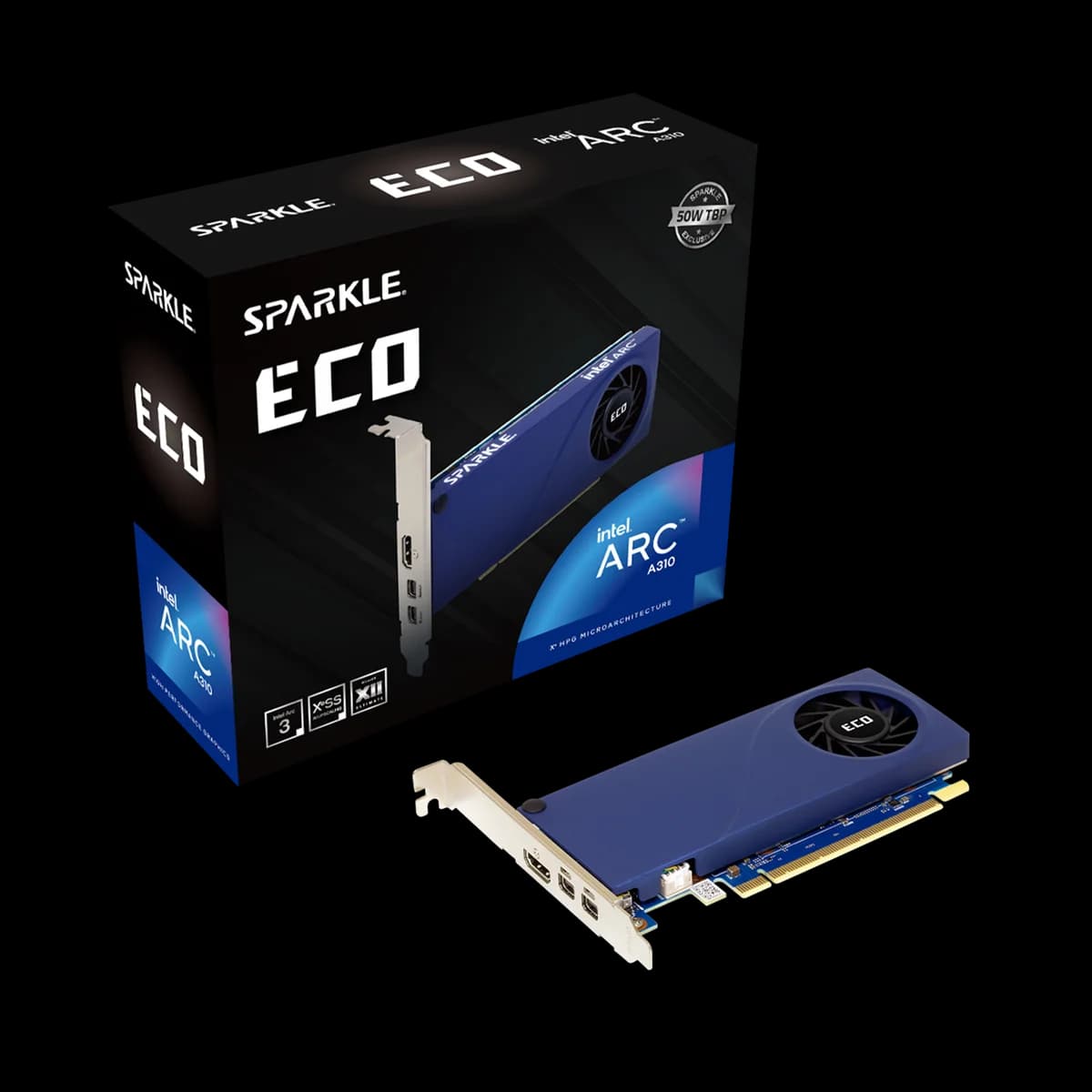 Sparkle Intel ARC A310 ECO Edition 4GB GDDR6 Graphics Card