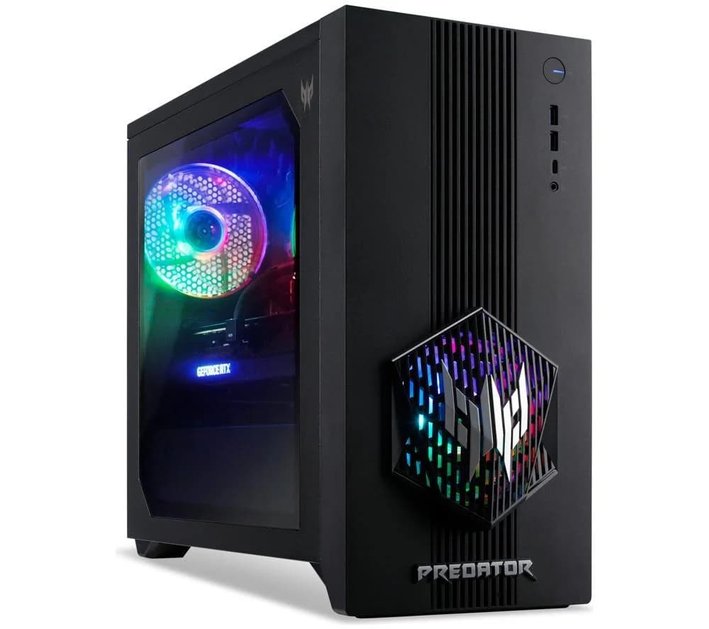 ACER Predator Orion 3000 PO3-665 Gaming PC - Intel Core i7, RTX 5070, 1 TB SSD 32GB RAM, Black