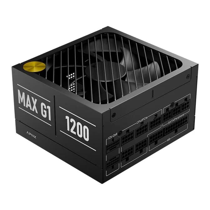 APNX MAX G1 1200W ATX 3.1 PCIe 5.1 80 Plus Gold Modular Power Supply